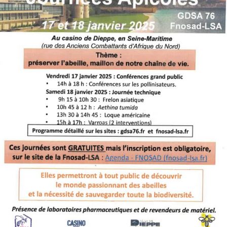 Journées apicoles à Dieppe