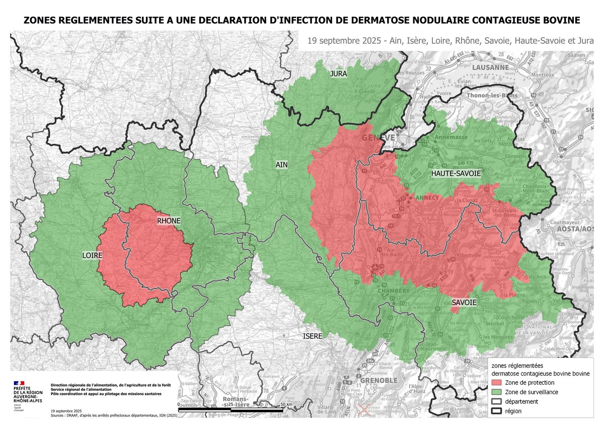 Zone réglementée DNC GDS 50